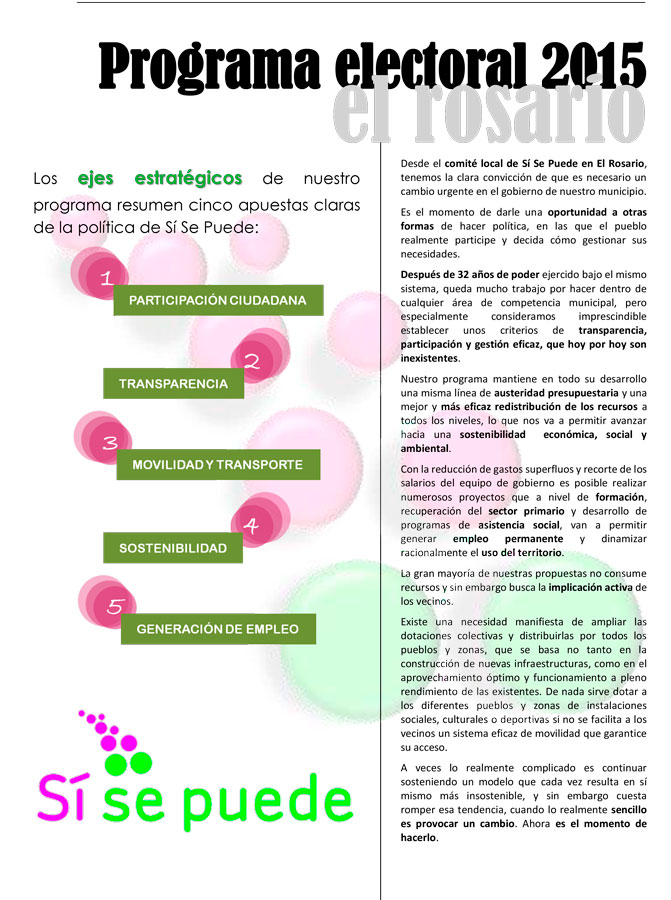 Programa-electoral-2015_Sí-se-puede-El-Rosario-1