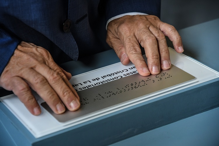 Maqueta Tiflológica en la Casa de los Capitanes.